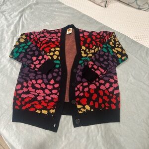 Multicolored cardigan Leopard pattern from FARM Rio.